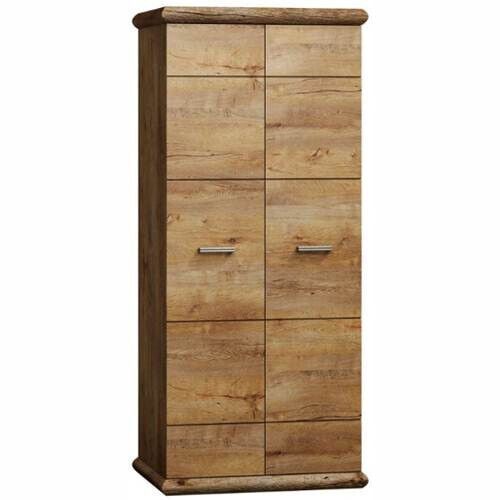 Schrank KORA K1 zwei Farben 87 cm geräumig mit Kleiderstange und Regal