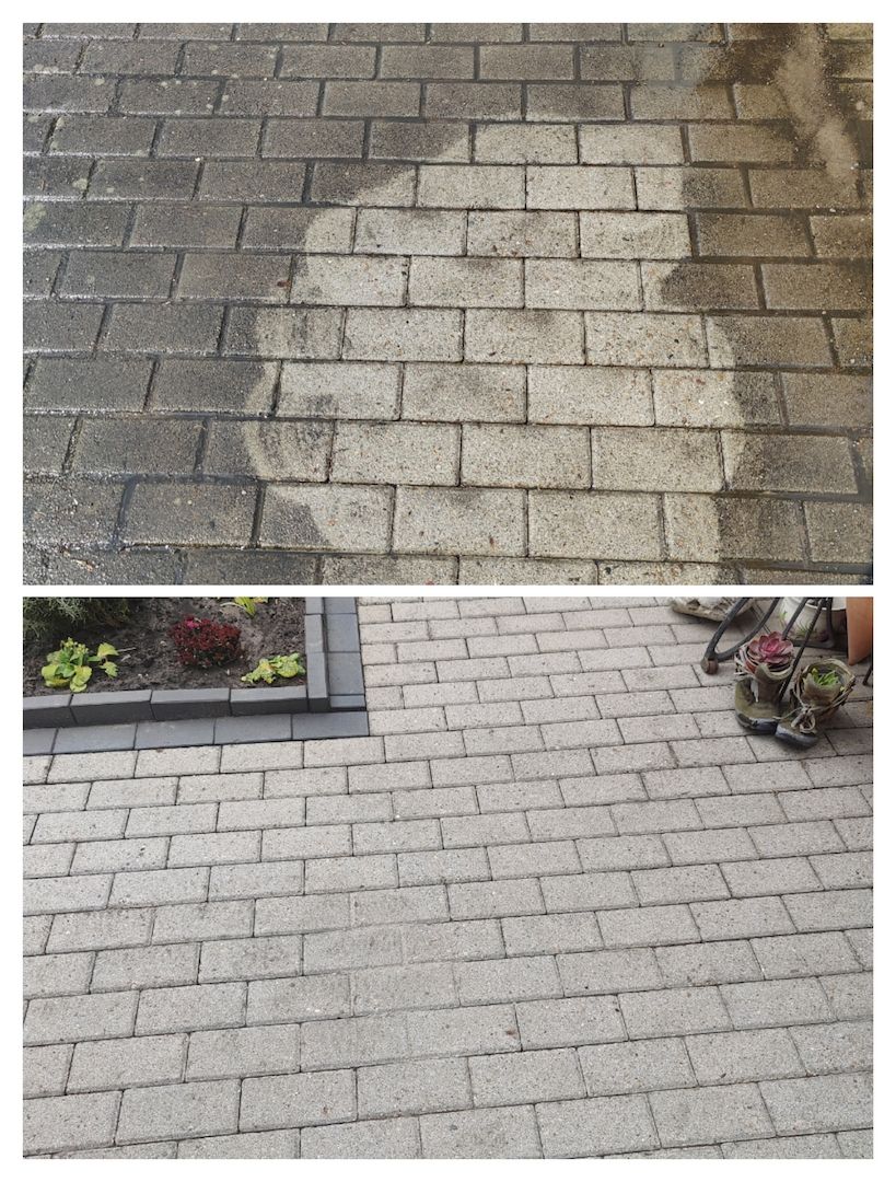 Steinreinigung, Pflasterreinigung, Terrassenreinigung