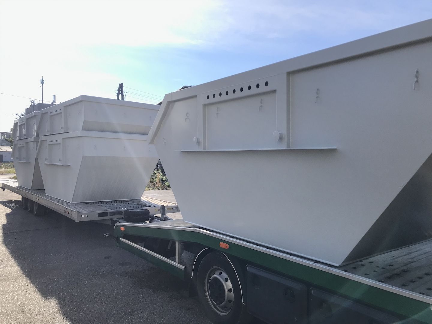 OFFEN Absetzcontainer Muldencontainer DIN 30730-1 alle Größen