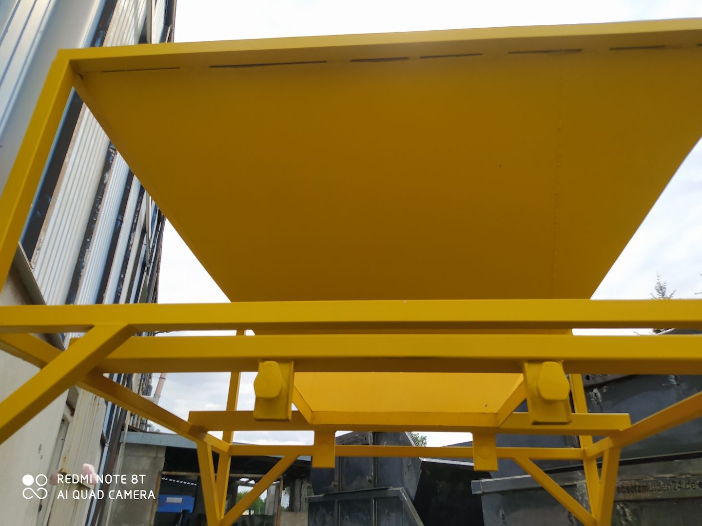 Stahltrichter/Befülltrichter zum Befüllen von Big-Bag