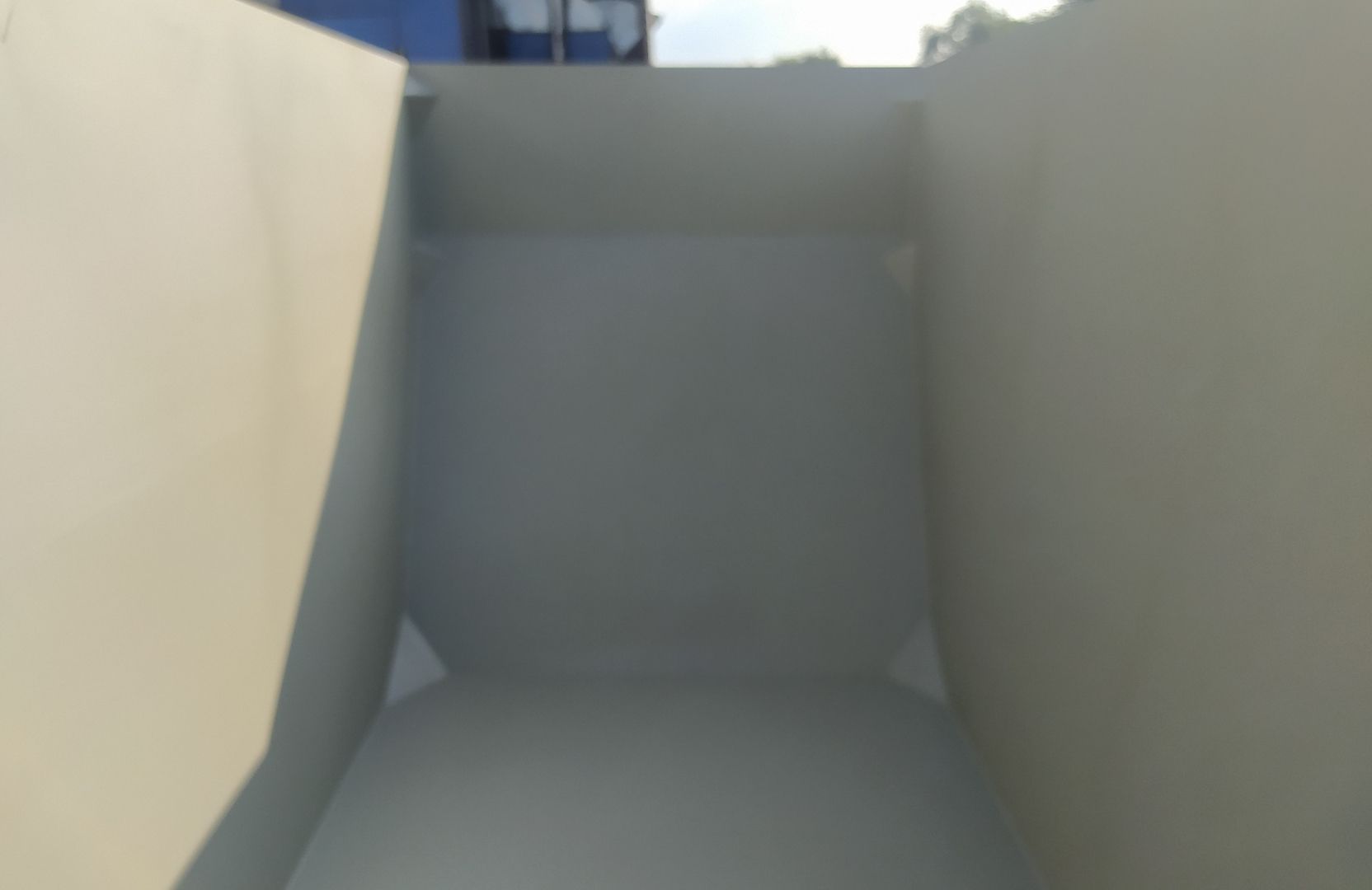 Absetzmulde 7 m³ asymmetrisch - offen DIN 30720-1 Mit DGUV Absetzmulde 7 m³ asymmetrisch - offen DIN 30720-1 Mit DGUV