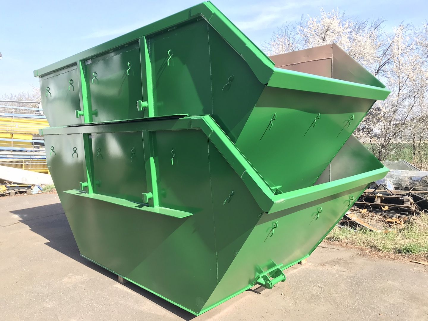 OFFEN Absetzcontainer Muldencontainer DIN 30720 alle Größen