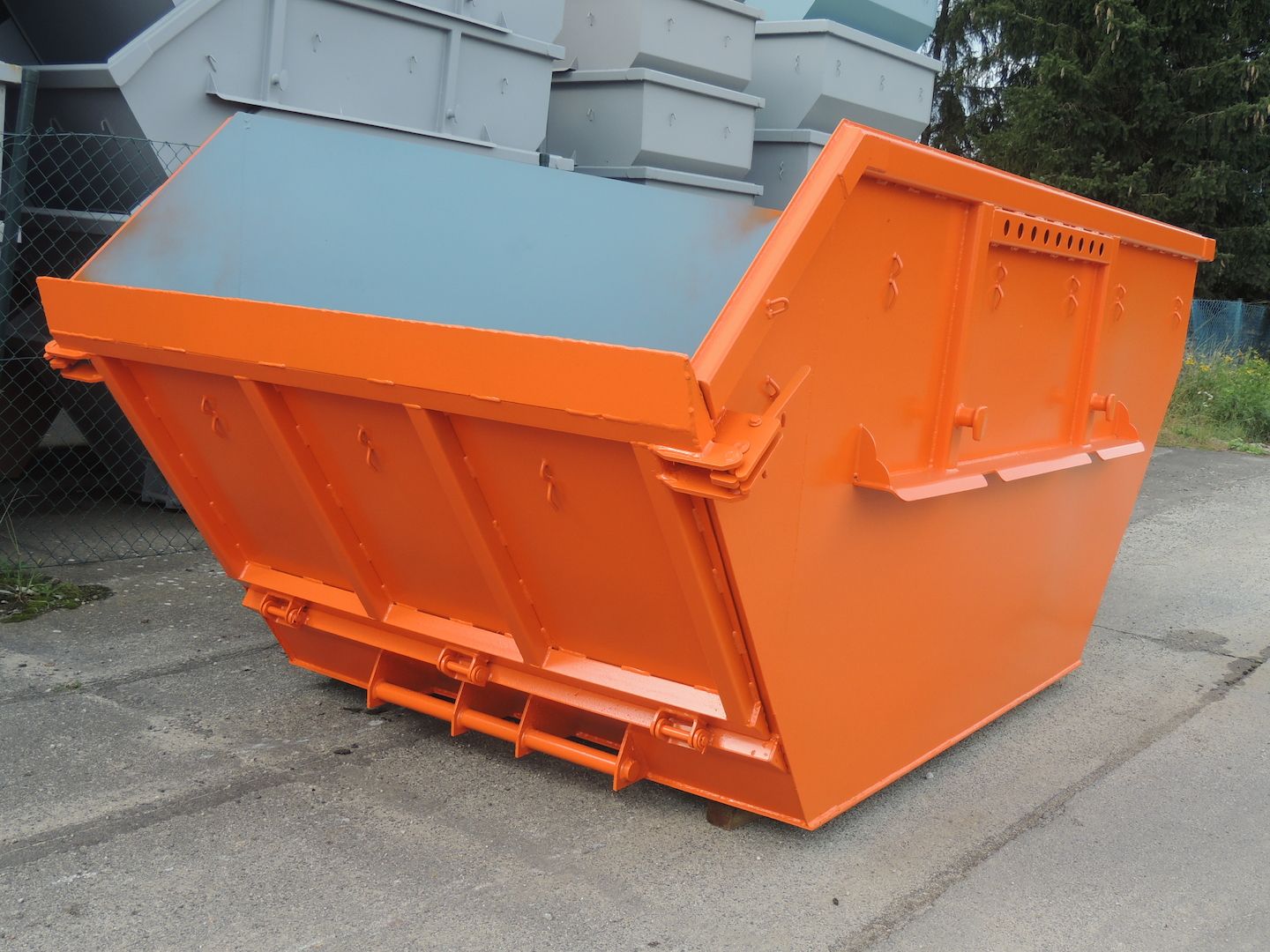 10m3 KLAPPEN Absetzcontainer Muldencontainer DIN 30720-1