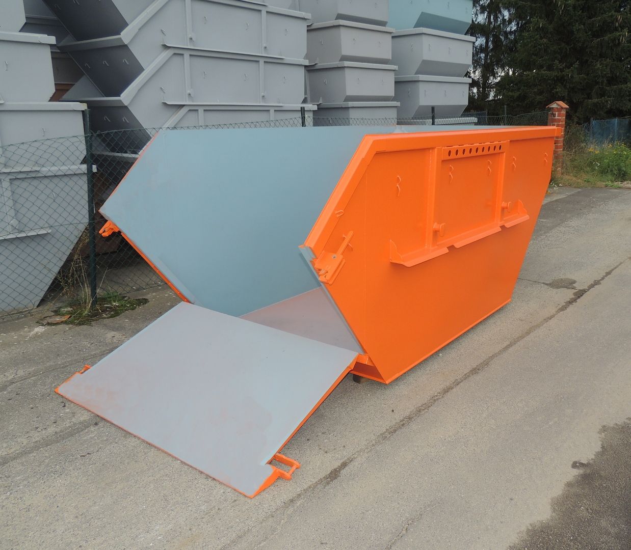 10m3 KLAPPEN Absetzcontainer Muldencontainer DIN 30720