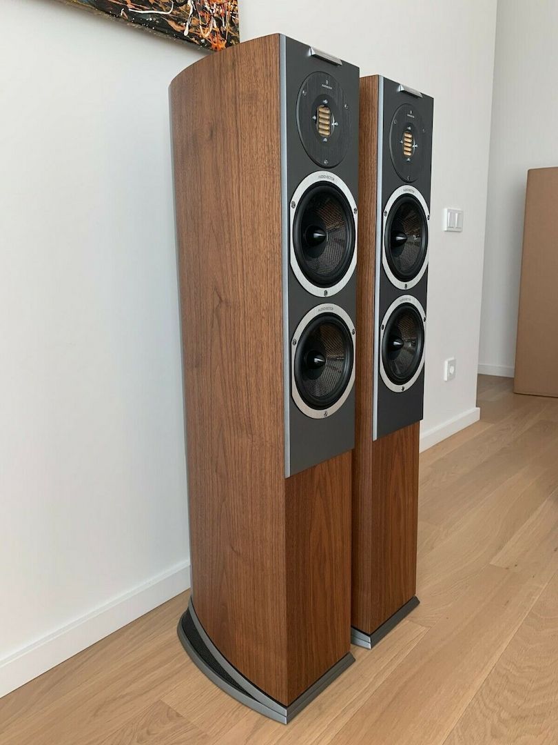 Audiovector R3 Arette Paar - Ausführung in italienischem Walnussholz, volle Verpackung