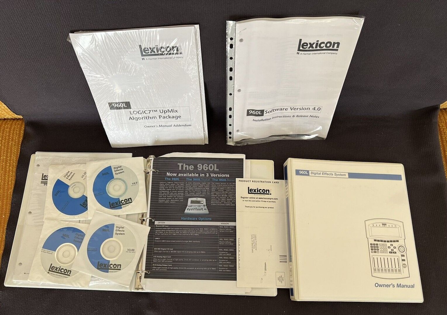 2 x Lexicon 960L Reverb-Effektgeräte mit LARC2-Fernbedienungen