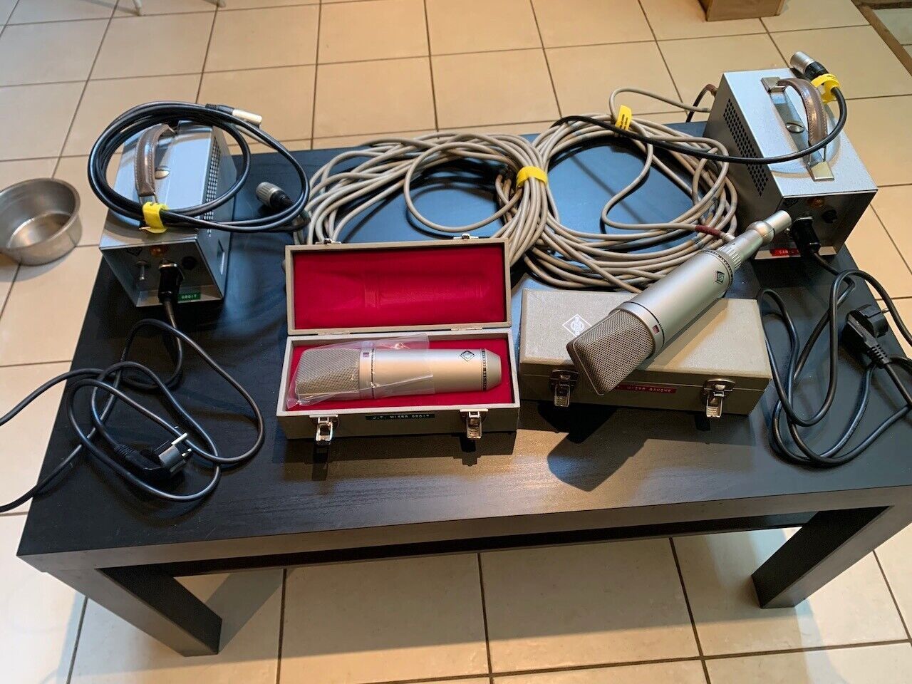 Abgestimmtes Paar Neumann U67 Vintage-Mikrofone