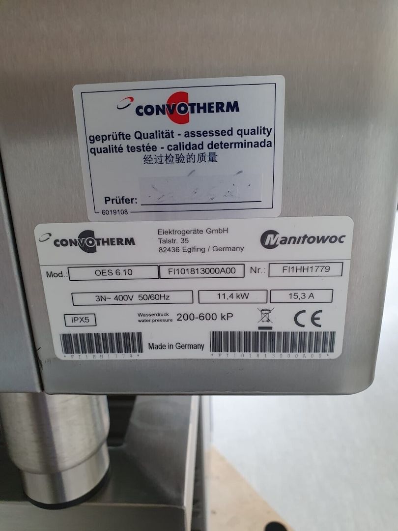 CONVOTHERM EasyTouch Konvektomat OES 6.10 
