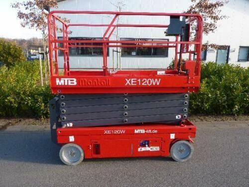 MTB-Mantall XE 120 W Scherenbühnen Arbeitsbühne / 12,00 m Arbeitshöhe NEUGERÄT