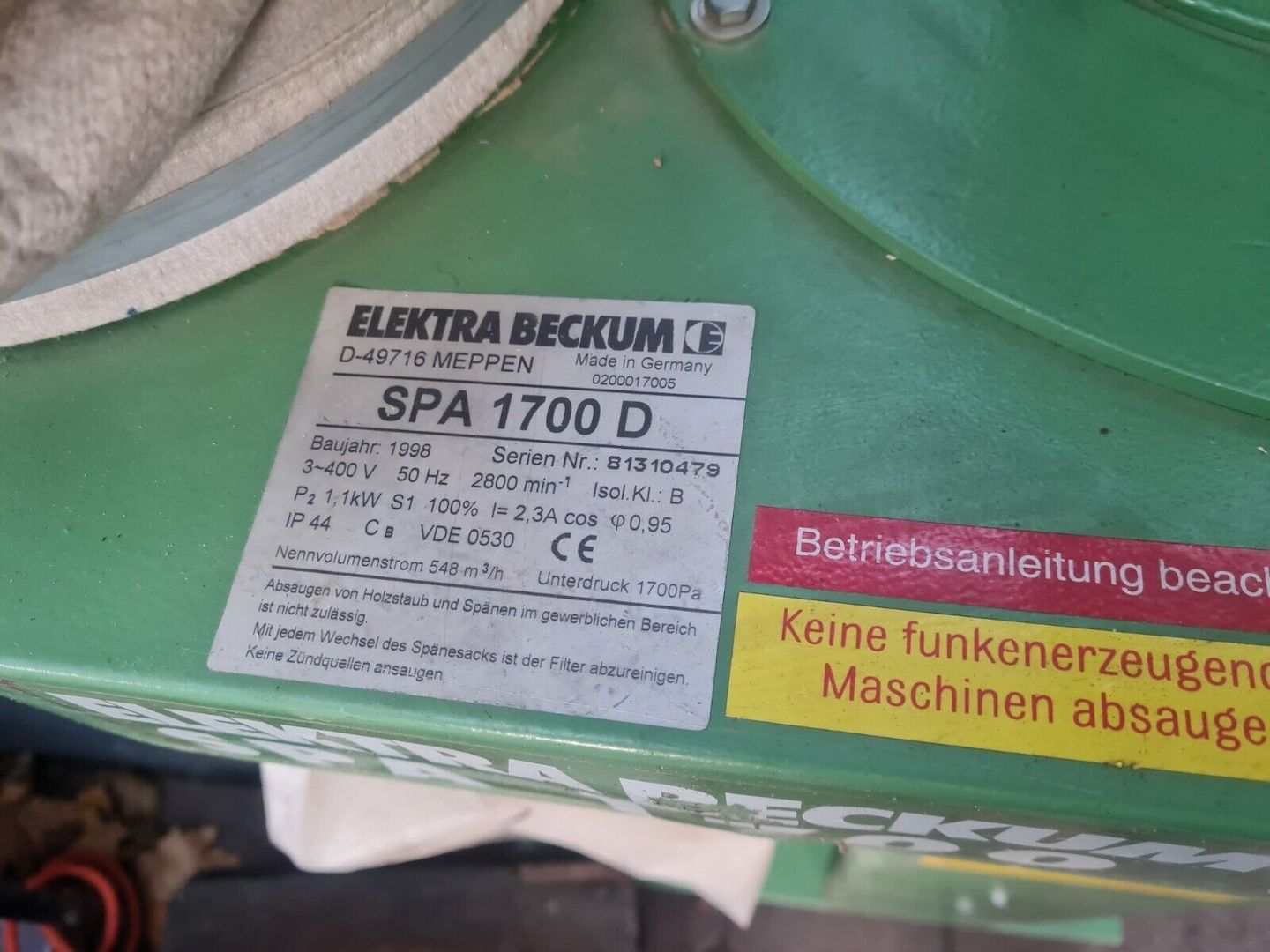 Graule Industrie Cupsäge  2016