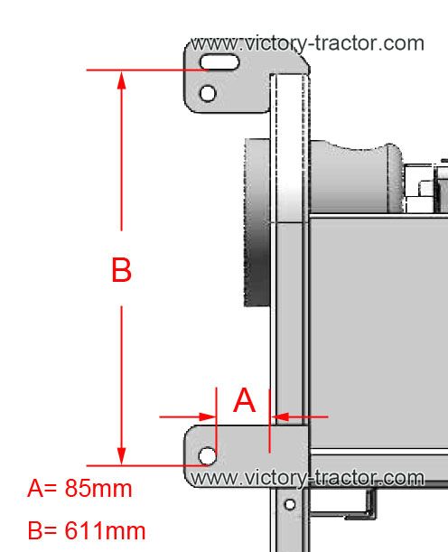 Victory BX-62RS Zapfwellenhäcksler