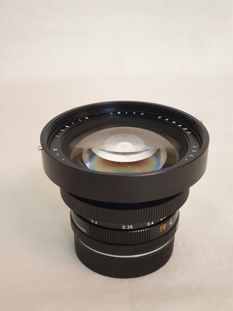 Leica Elmarit-R 2.8/19mm 11225 mit Gegenlichtblende 12546, 1. Hand, Leitz, TOP