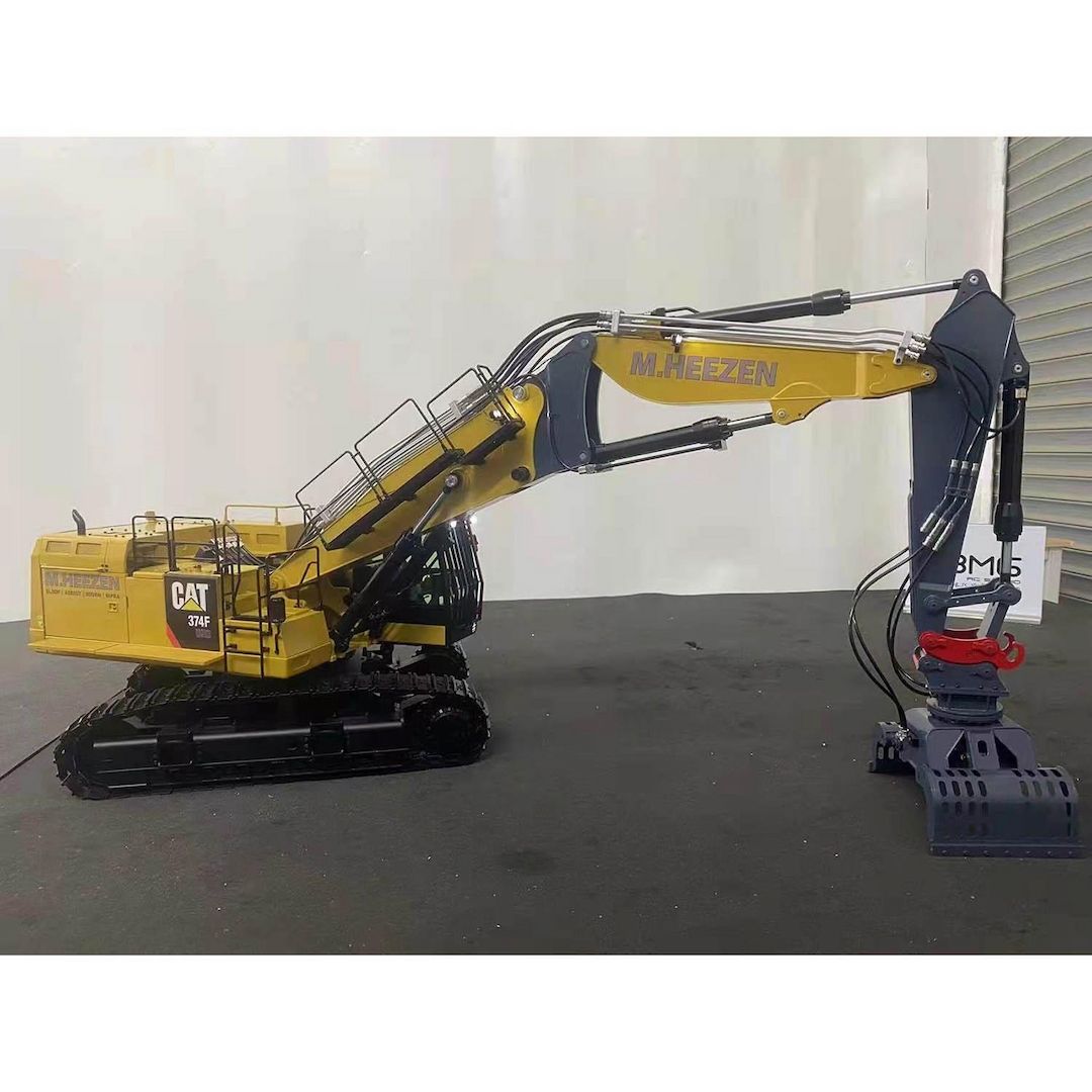 Neu Cat 374 UHD 1/14 hydraulischer Abbruch Bagger RTR RC Bagger Batterie Eimer