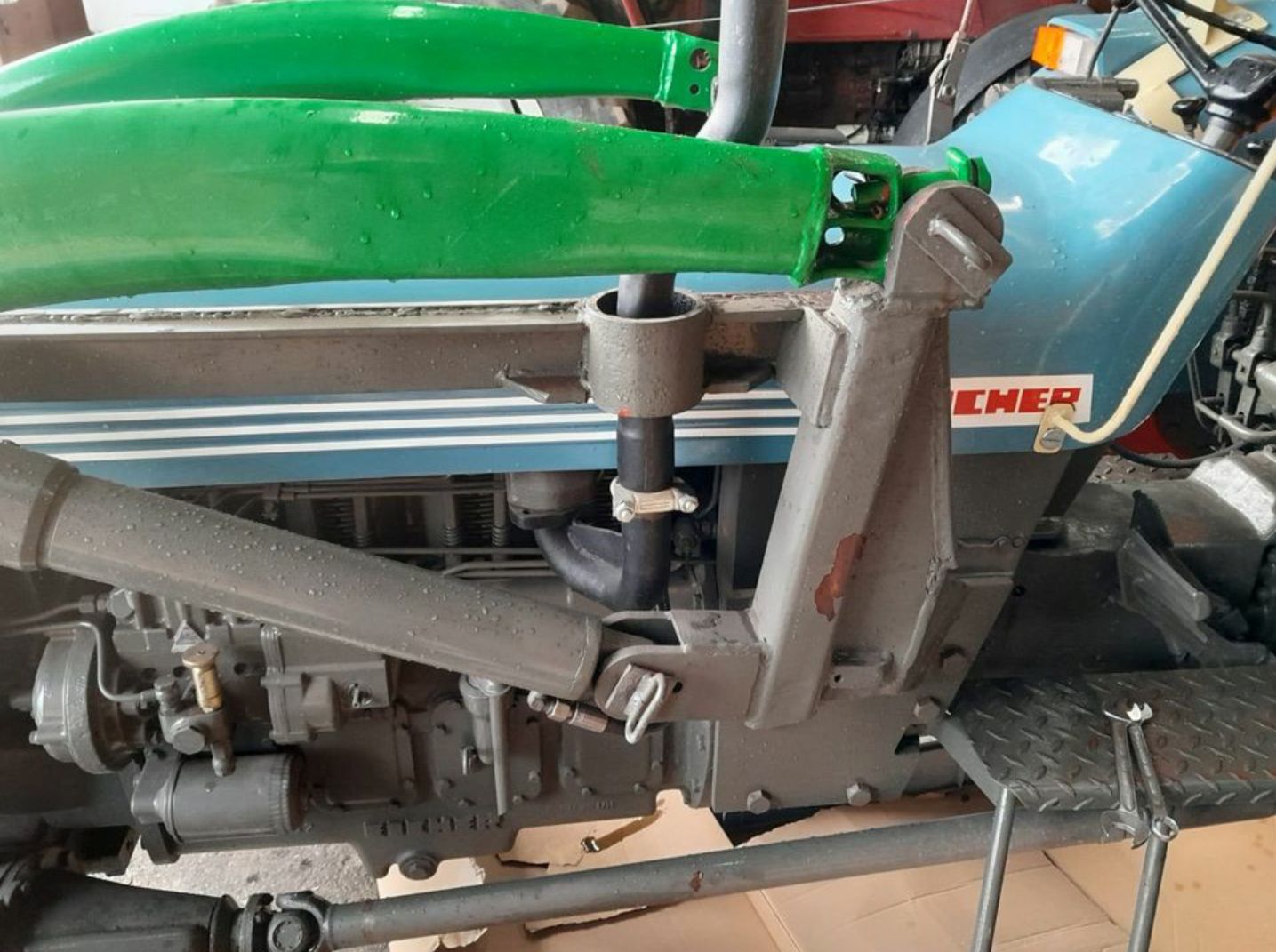 Eicher Königstiger 3015, 3016 Frontlader Baas Typ BL2 mit Anbaukonsole, komplett Hydraulik