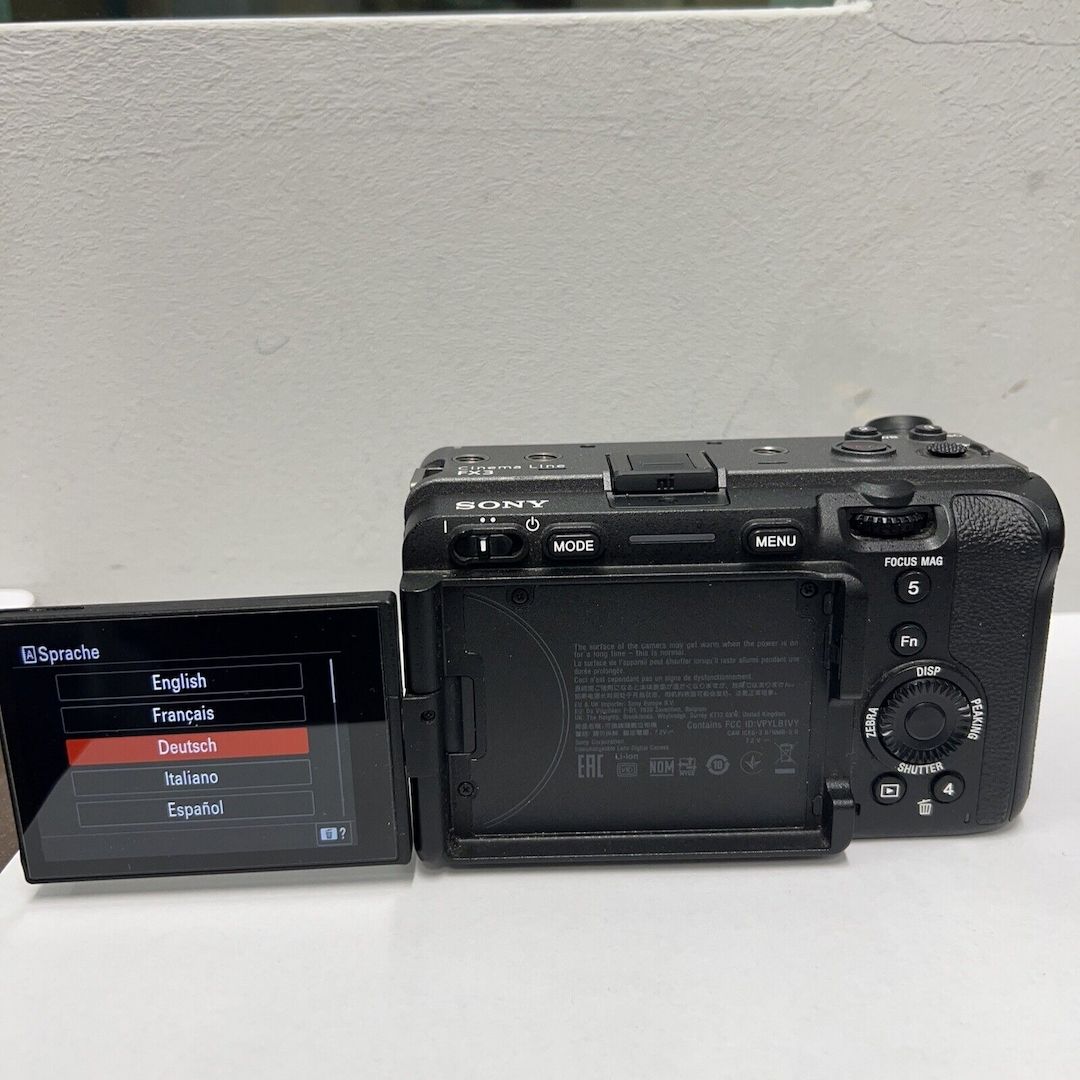 Sony Alpha FX3 12,1MP Cinema Line Vollformatkamera (Nur Gehäuse)