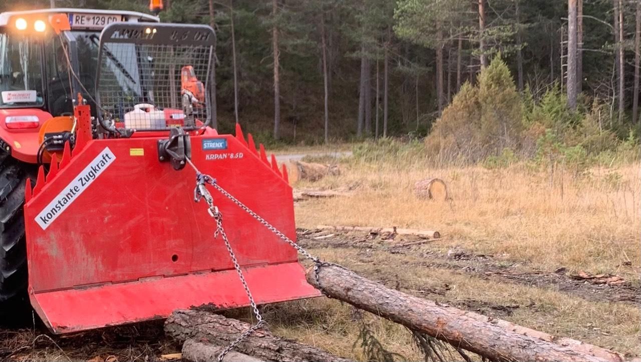 Krpan 8,5 DH Getriebeseilwinde inkl. Hafo