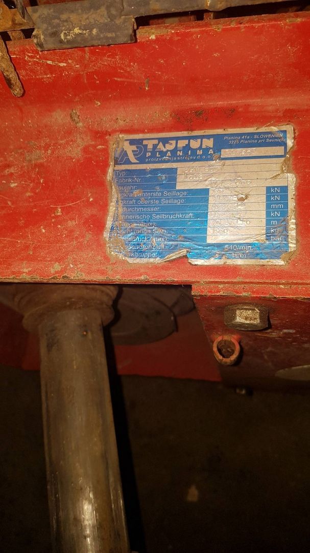 Seilwinde Tajfun EGV 60