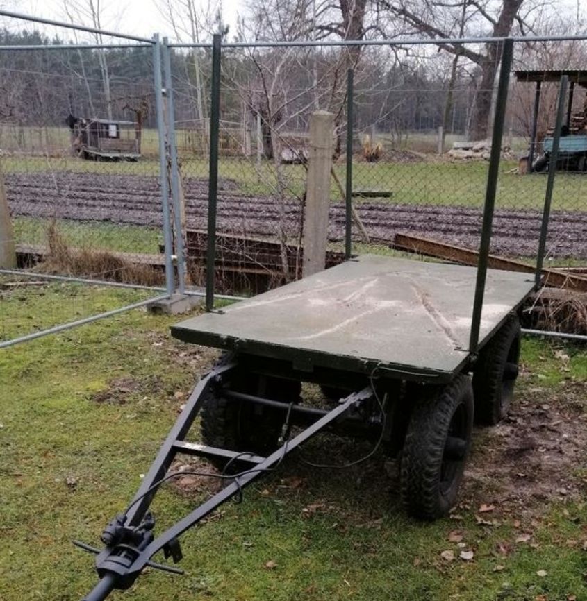 Traktor Multicar Anhänger mit Stahlboden Top Zustand