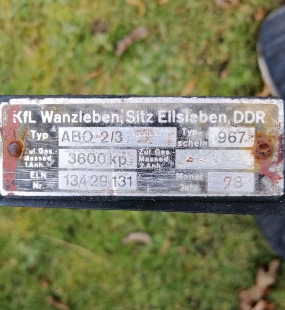 Traktor Multicar Anhänger mit Stahlboden Top Zustand