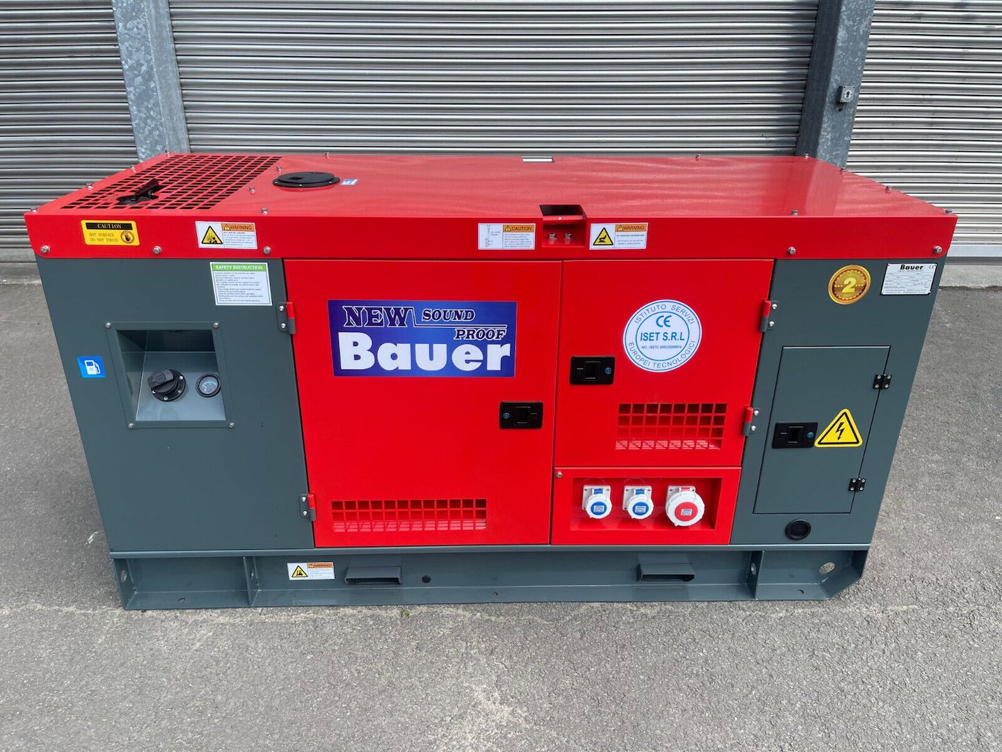 Bauer Generator GFS-24 (Notstromaggregat Stromerzeuger Diesel Generator)