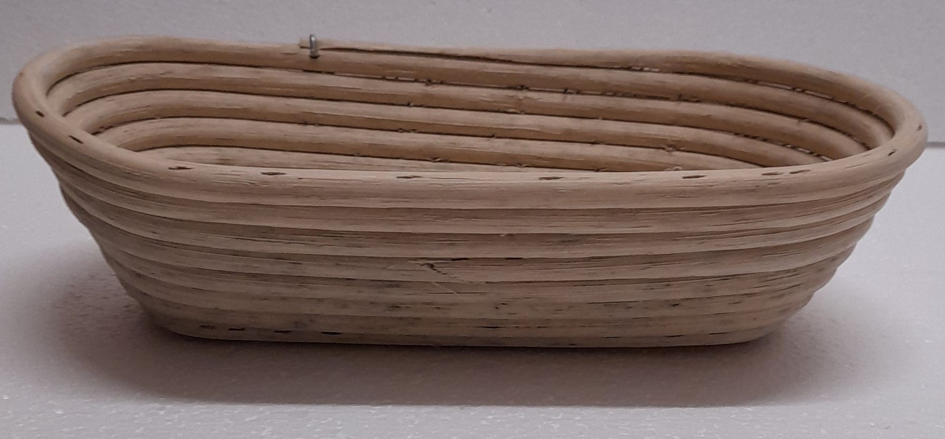 Gärkorb aus Peddigrohr, oval für 0,5 kg