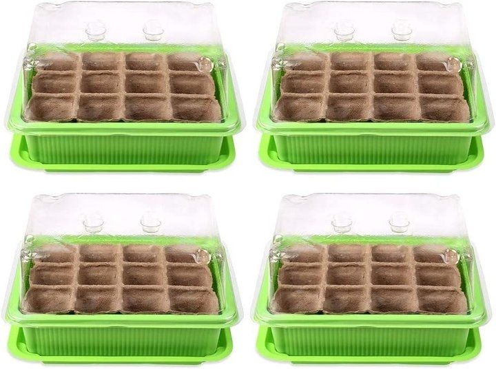 Blumen Anzucht Set Gewächshaus