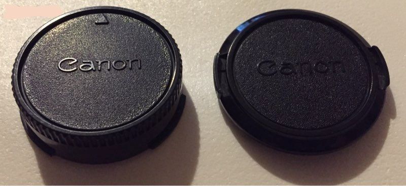 Canon Tasche + Canon Makro FD 100 mm Objektiv