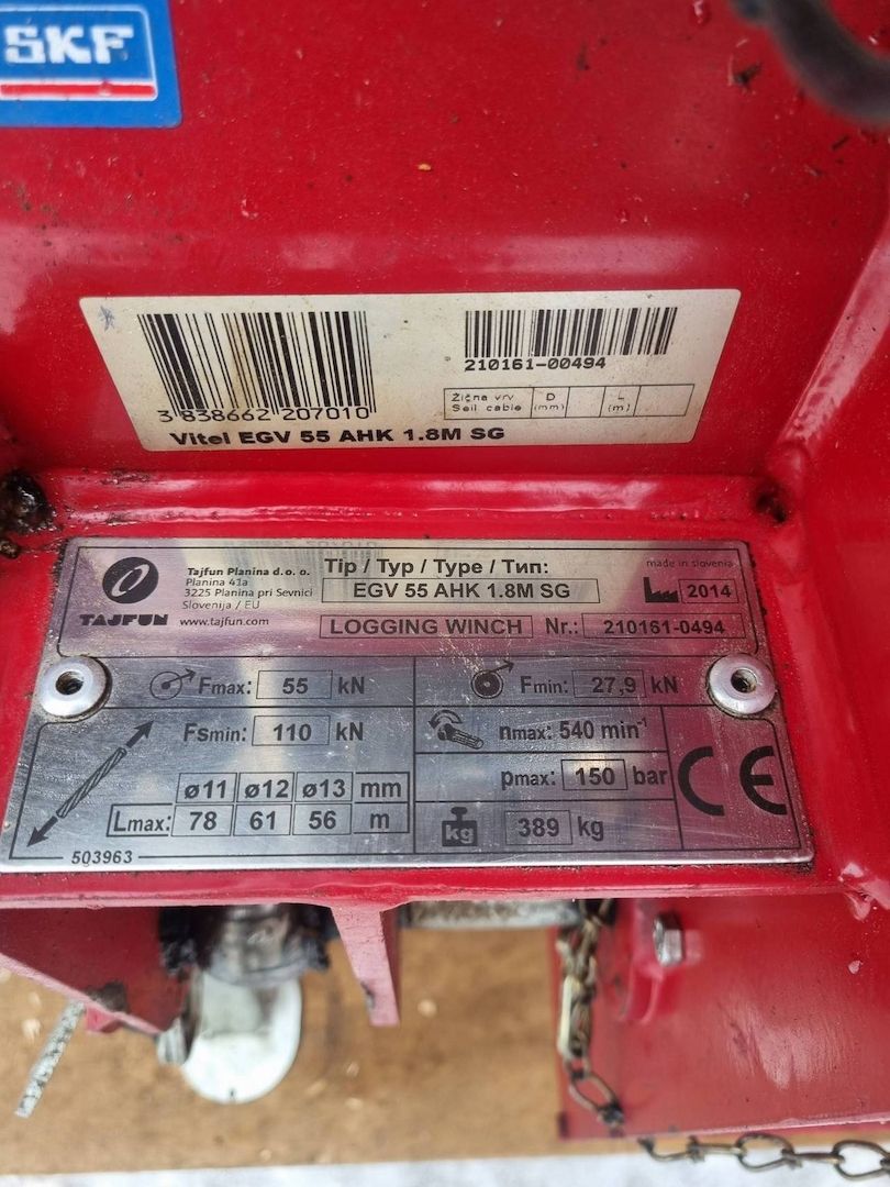 Seilwinde Tajfun EGV 5.5 AHK