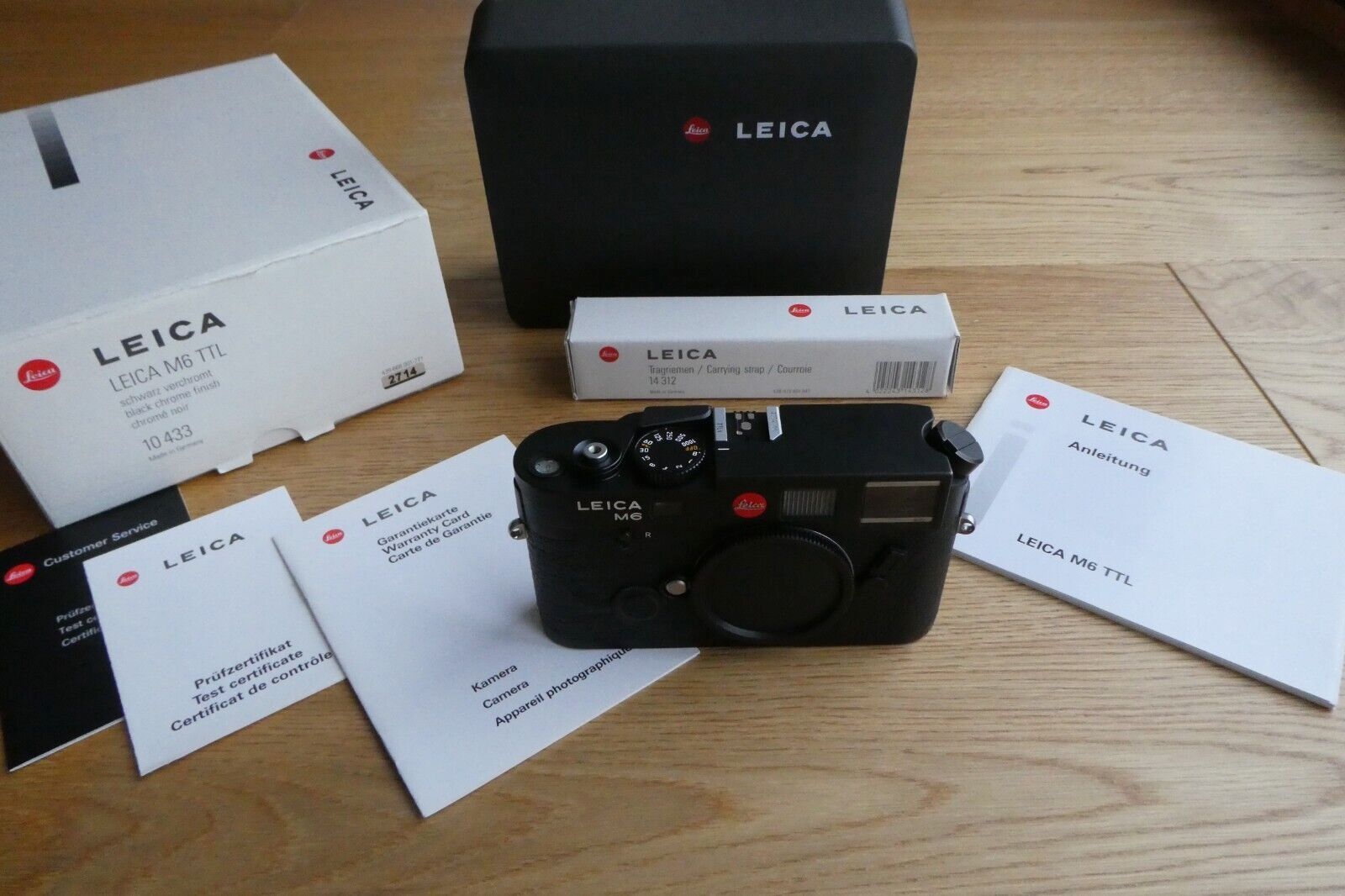 TOP Leica M6 TTL 10433 0.72 in OVP
