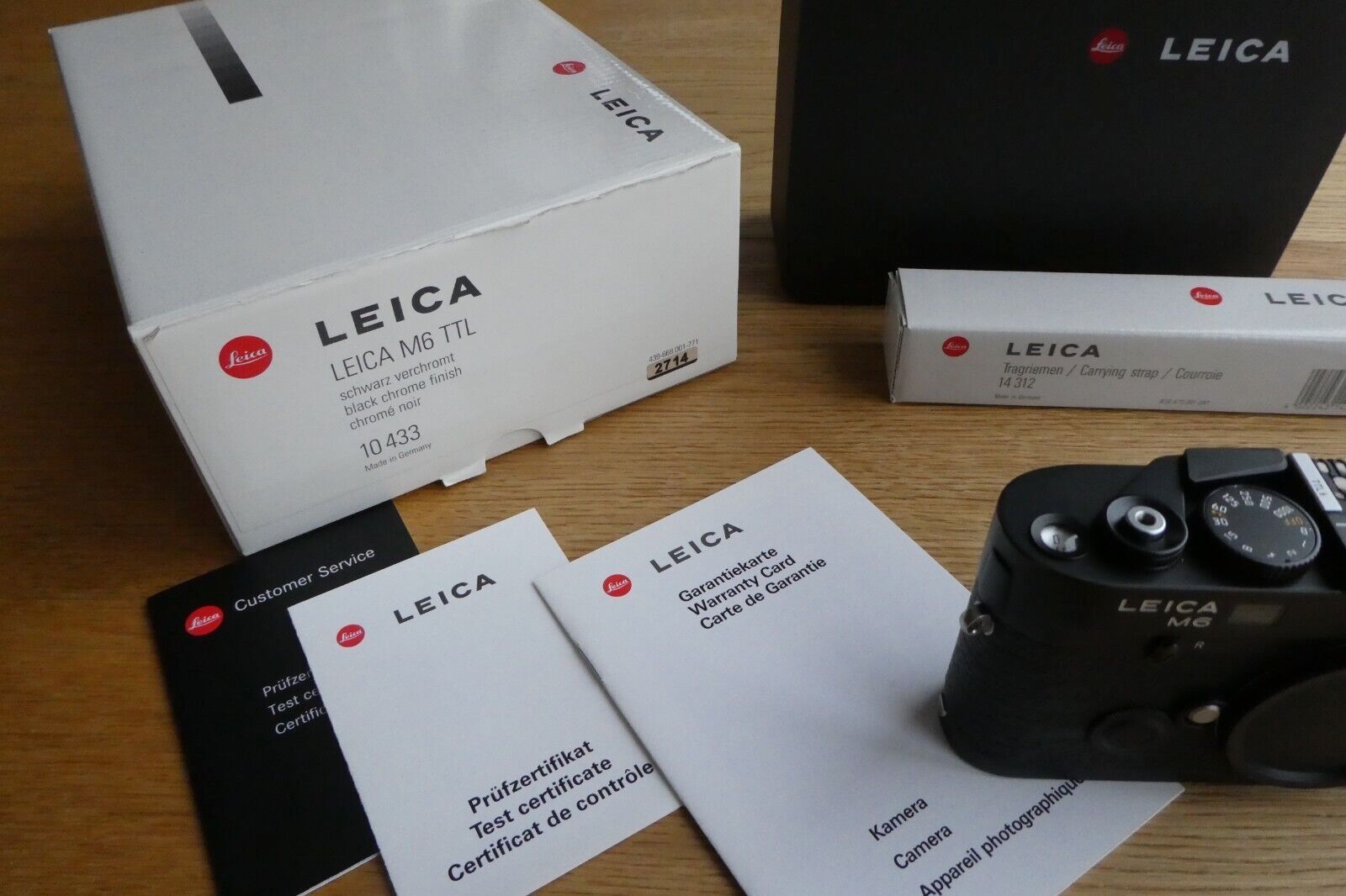 TOP Leica M6 TTL 10433 0.72 in OVP