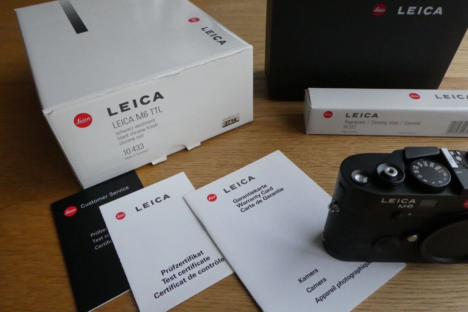 TOP Leica M6 TTL 10433 0.72 in OVP