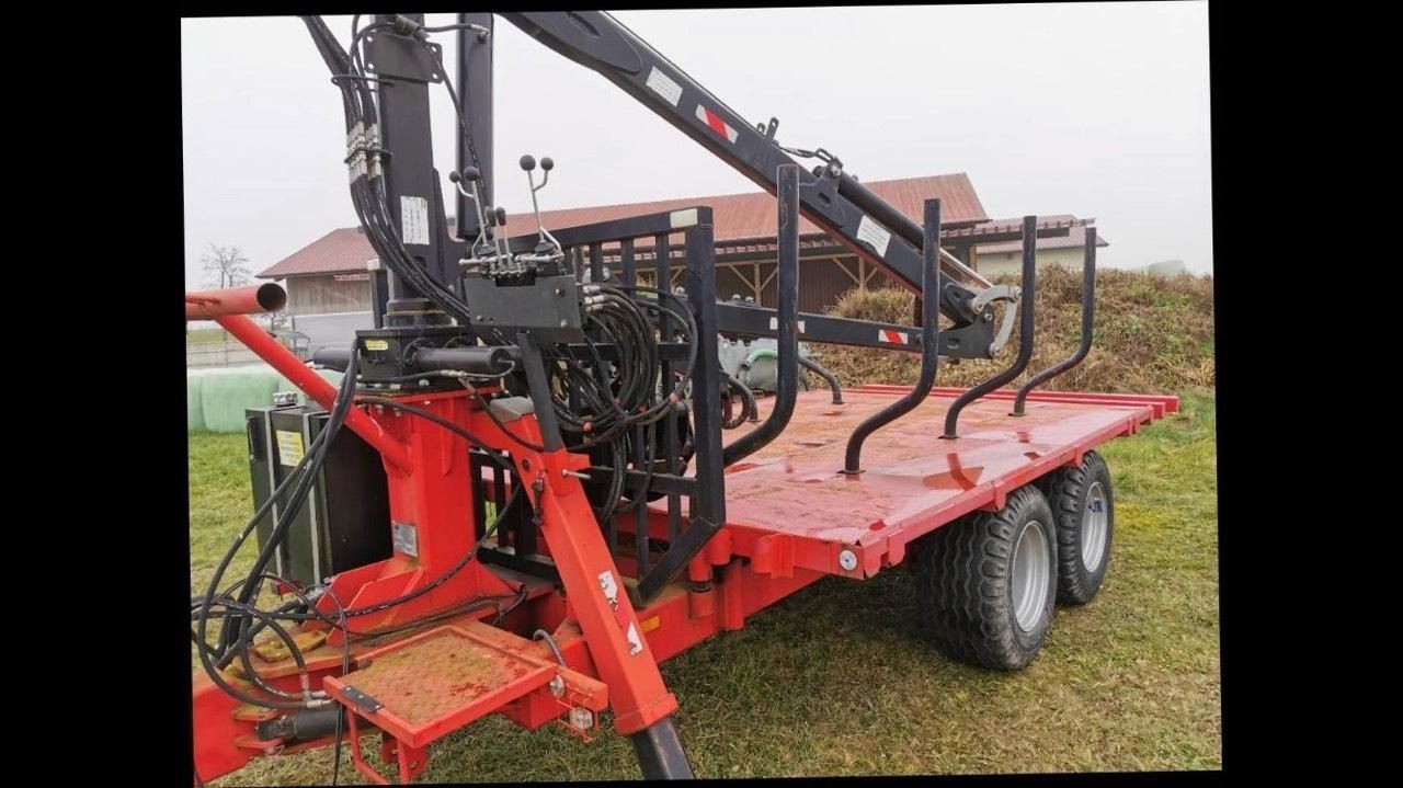 Rückewagen Forstanhänger mit Abnehmbarer Plattform