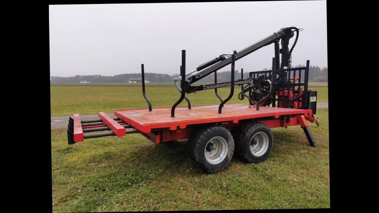 Rückewagen Forstanhänger mit Abnehmbarer Plattform