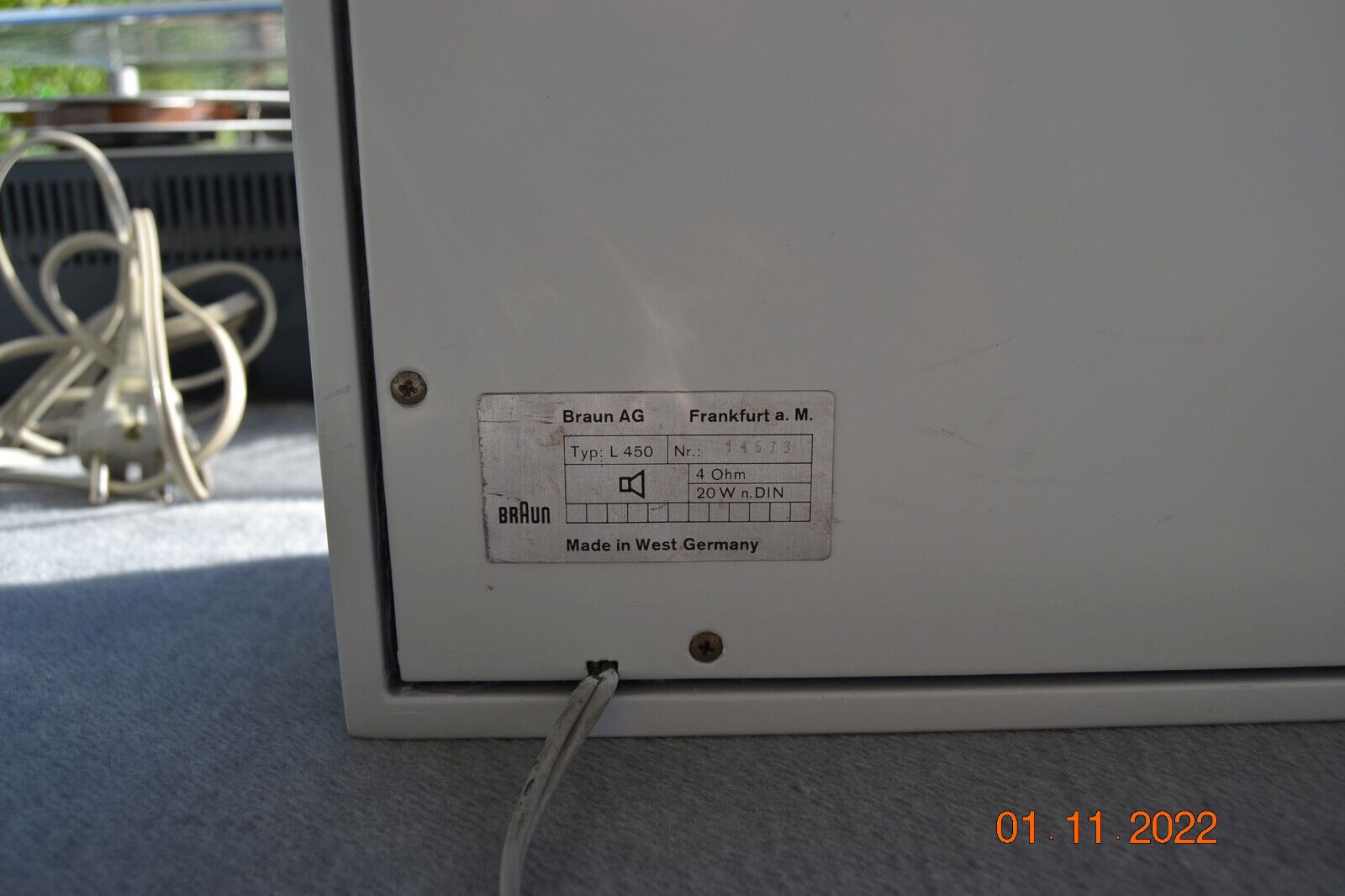 Braun TS 45 Wandanlage