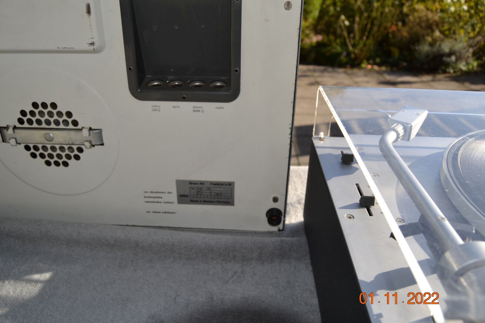 Braun TS 45 Wandanlage