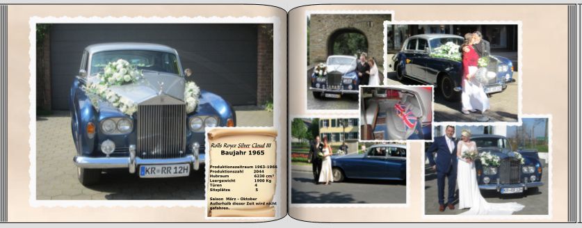 Rolls Royce als Hochzeitswagen