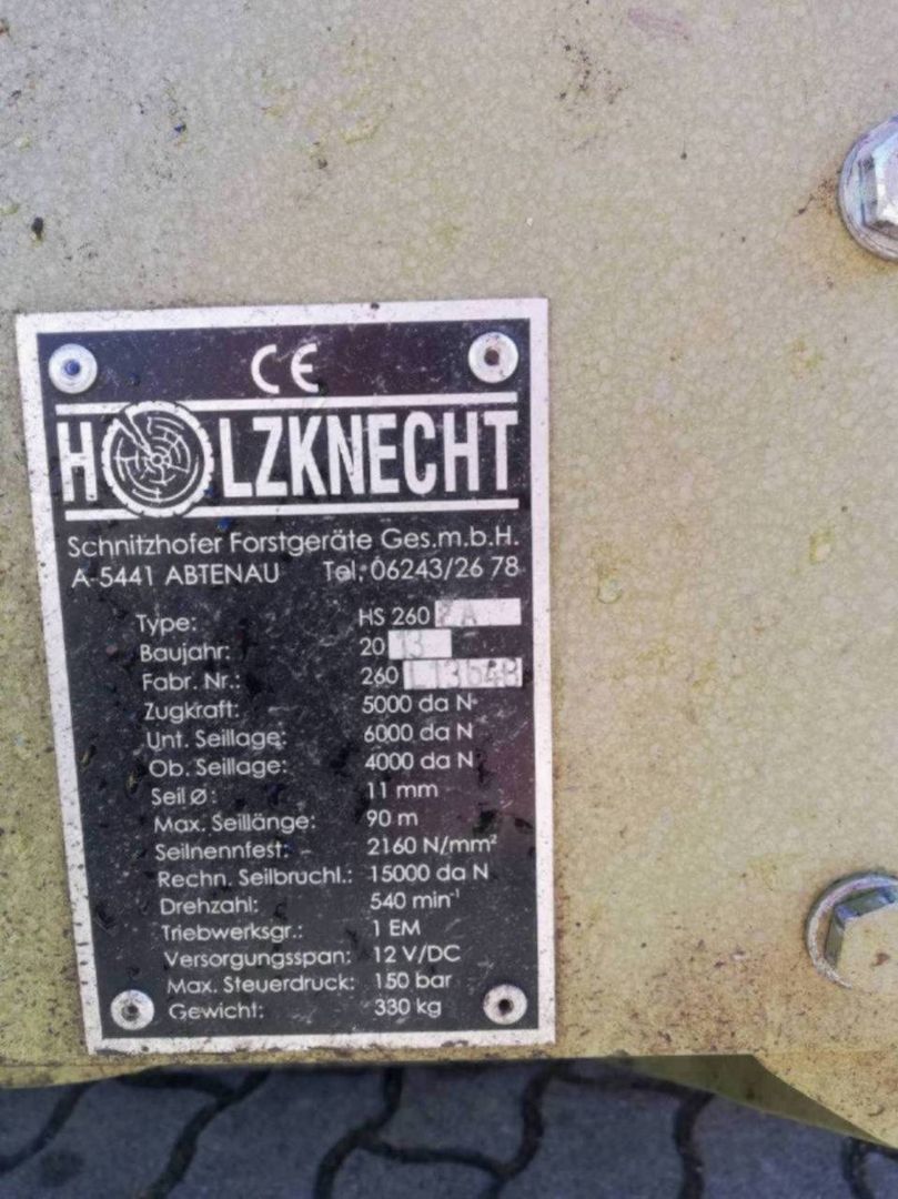 Holzknecht Seilwinde