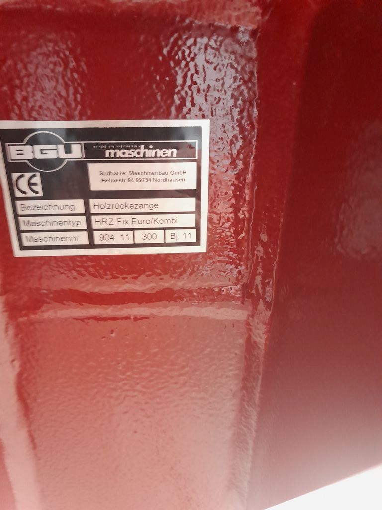 Rückezange Verladezange BGU Holzzange Stammheber