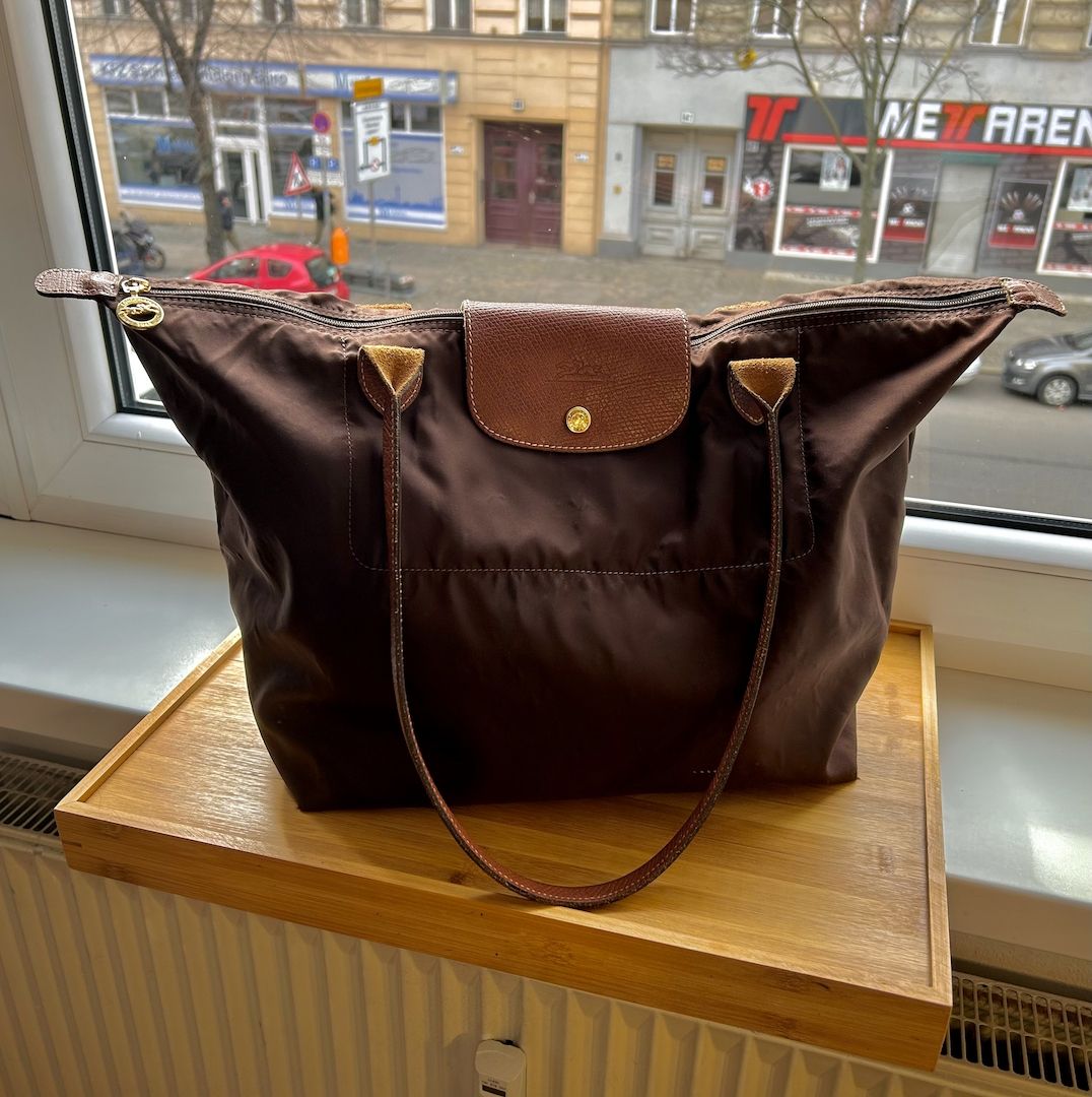 Braune Longchamp Tasche