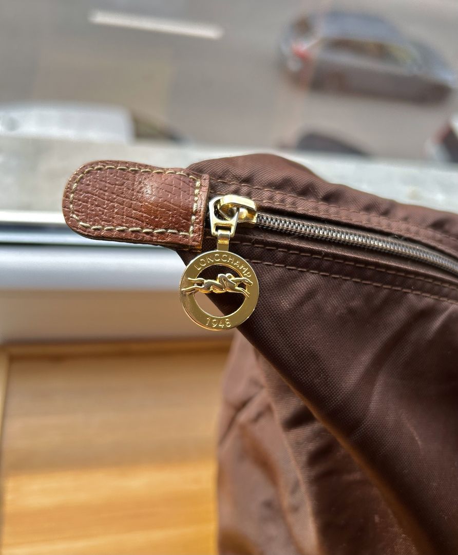 Braune Longchamp Tasche