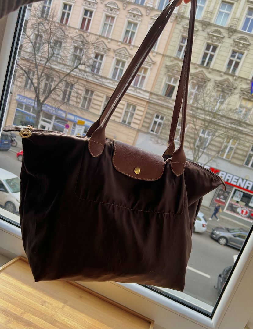 Braune Longchamp Tasche