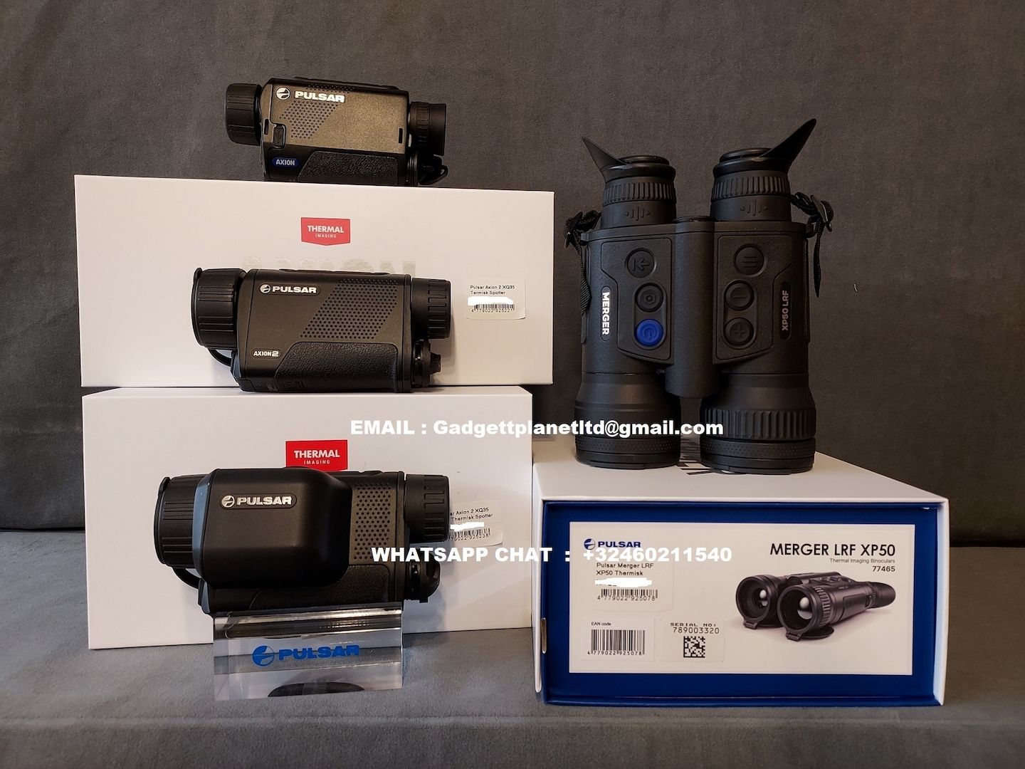 Pulsar Trail 2 LRF XP50, Pulsat Trail LRF XP50, Pulsar Thermion 2 LRF XP50 PRO, Thermion Duo DXP50