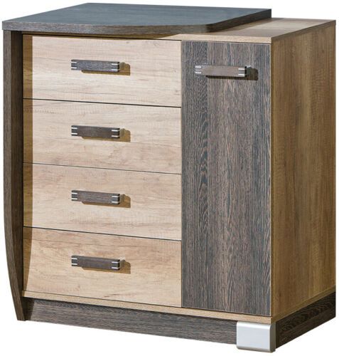 Kommode ROMERO R14L Wohnzimmer Flur laminierte Platte Breite 80cm Linke Version