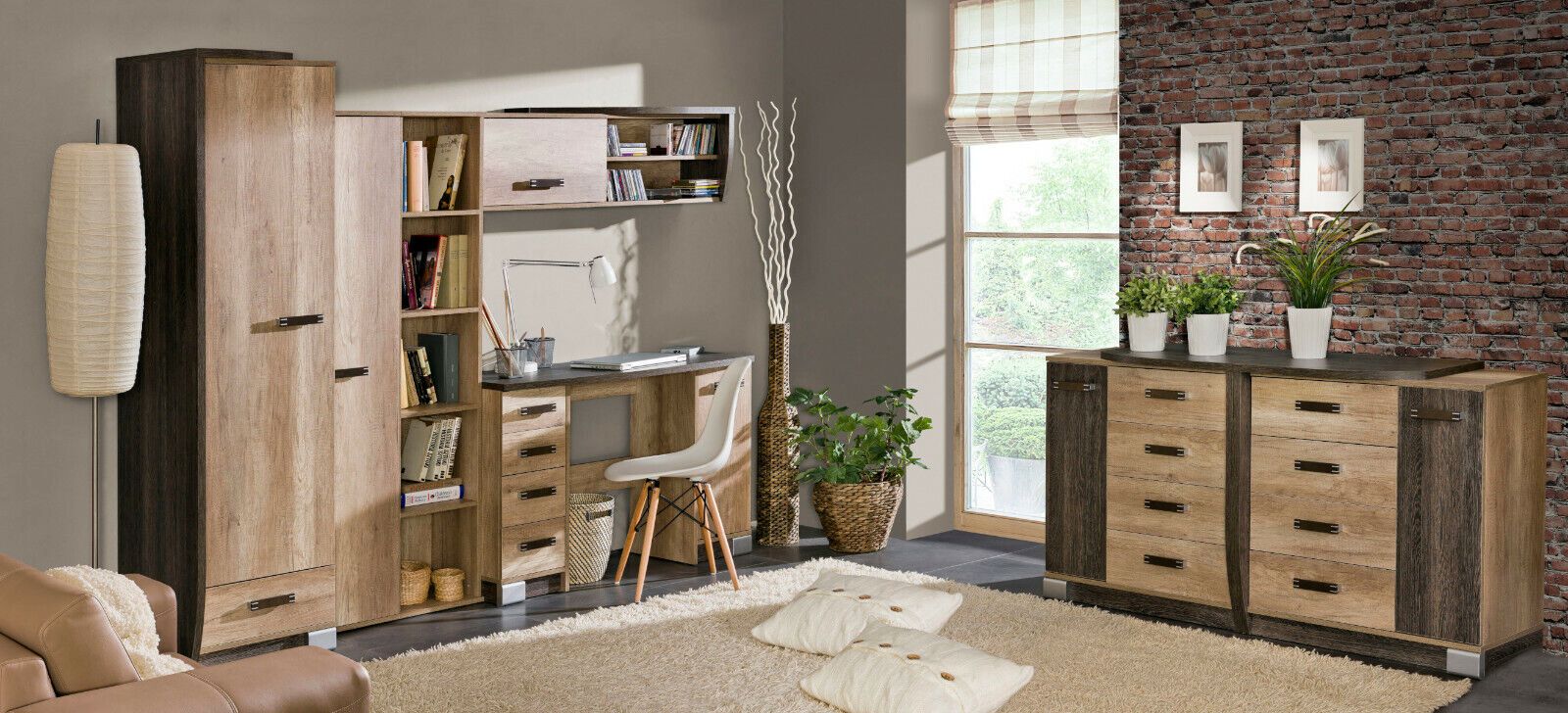 Kommode ROMERO R14L Wohnzimmer Flur laminierte Platte Breite 80cm Linke Version