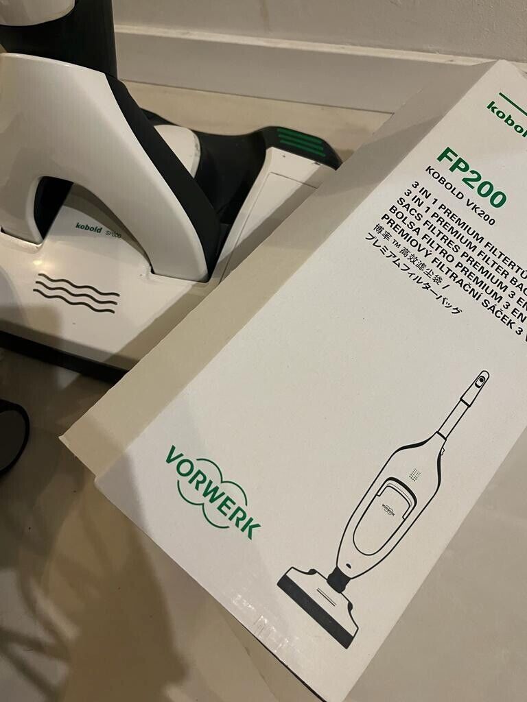 Vorwerk Kobold VK200 EB400 SP600 mit Tücher Koboclean Tüten