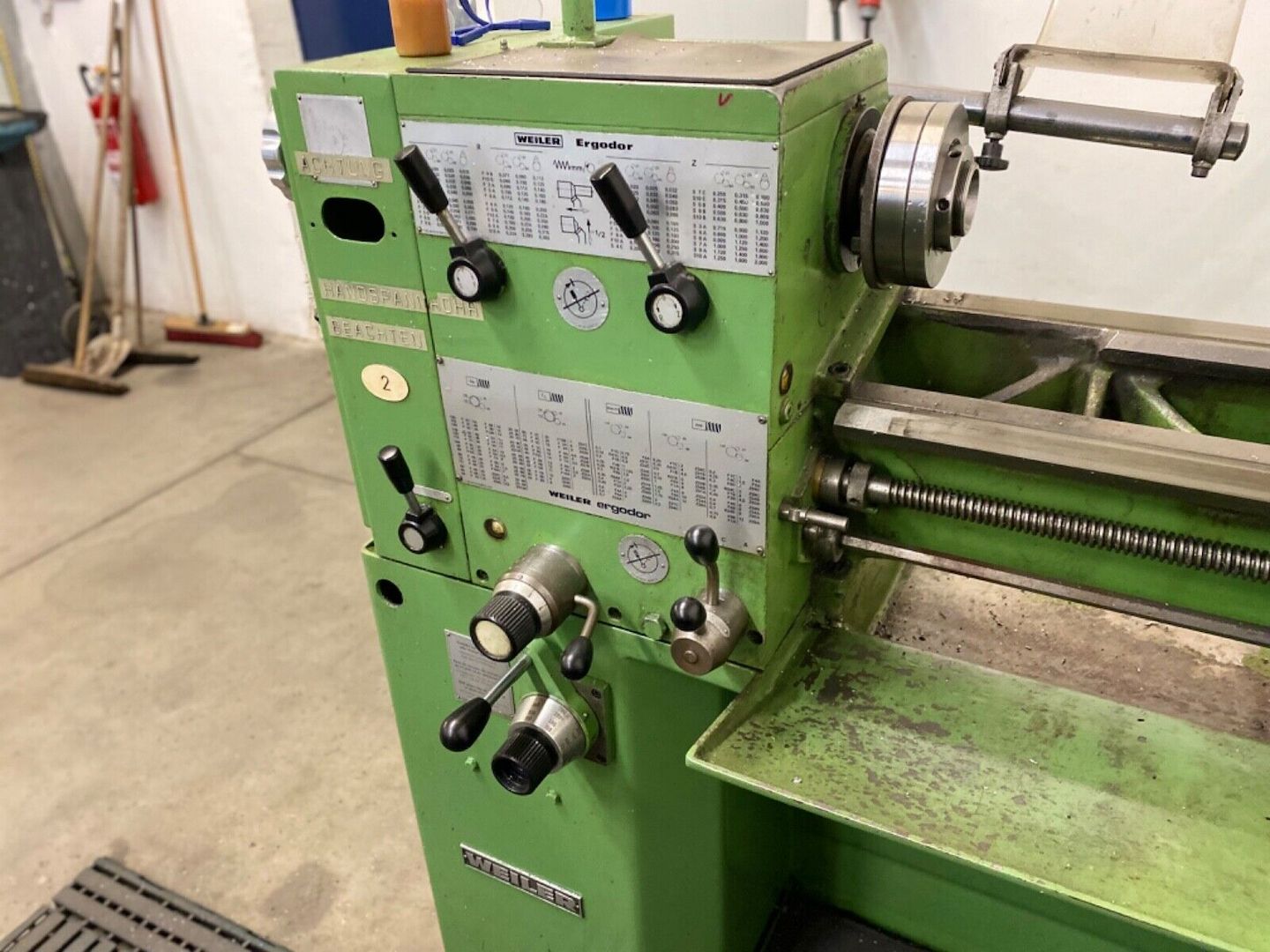 Drehbank Drehmaschine Weiler Ergador B2