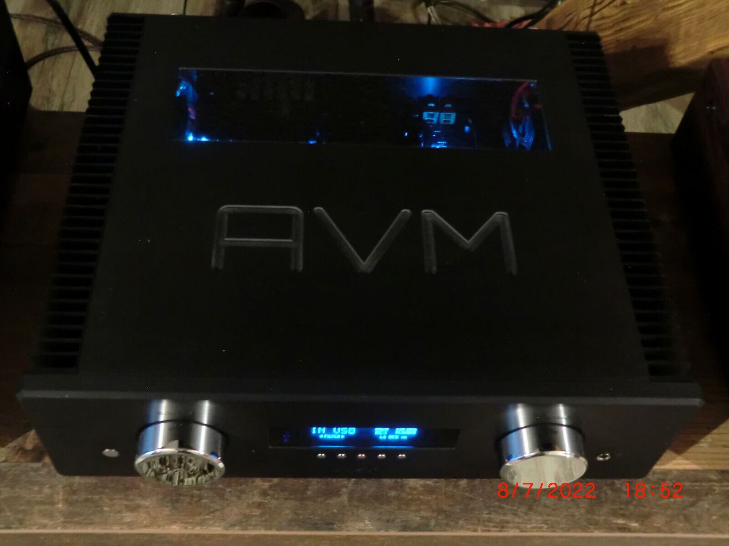 AVM OVATION A6.3 Schwarz - 2 x 330 Watt Vollverstärker