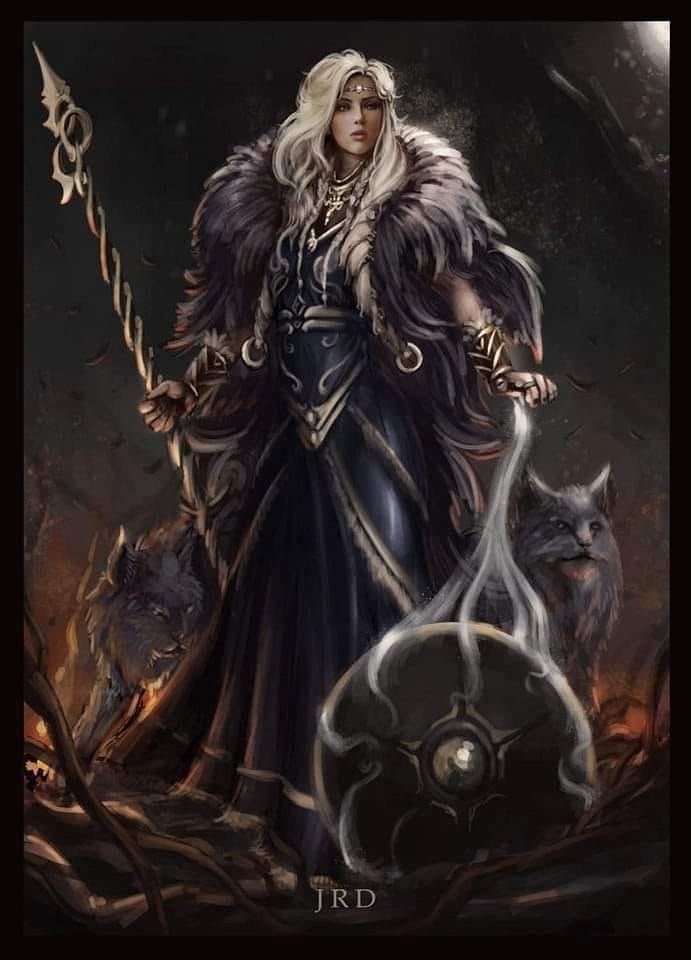 Stell dir eine Frau vor, die