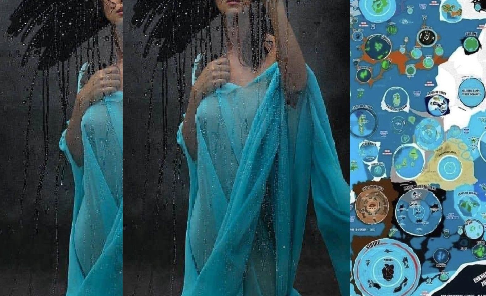 Stell dir eine Frau vor, die