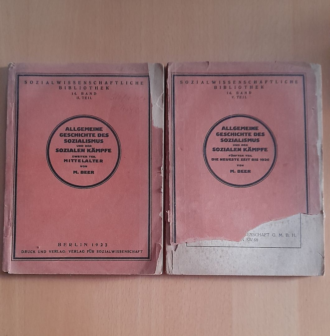 Allgemeine Geschichte des Sozialismus 1923 Teil 5